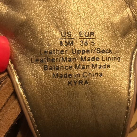 SOLD!!!!Sam Edelman Fringe Gladiator Sandals - Picture 7 of 8